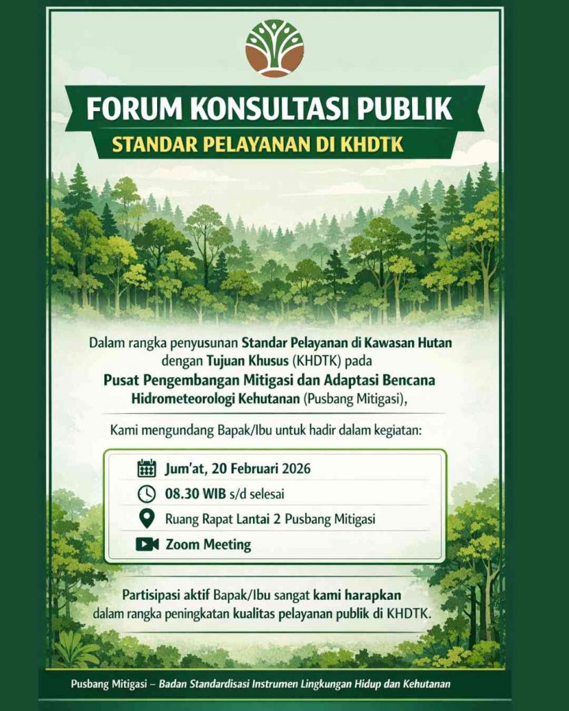 Forum Konsultasi Publik Standar Pelayanan di KHDTK